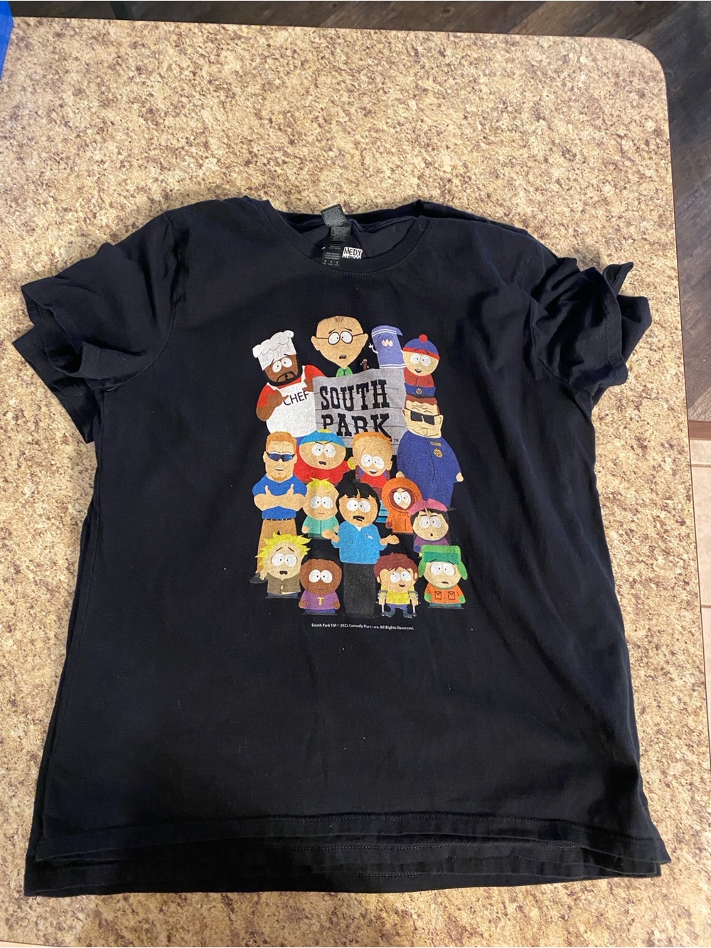 South Park Graphic Short Sleeve Tee - Black